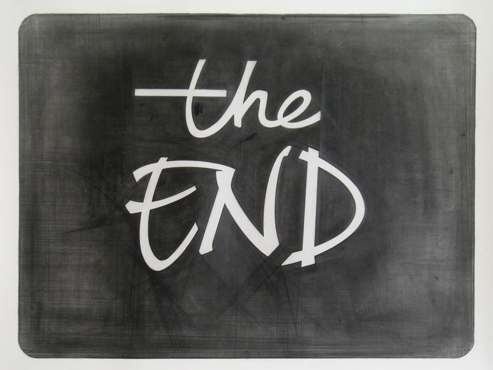 Marianne Holm Hansen. 'The End', Pencil on Paper, 132 x 102 cm, 2016